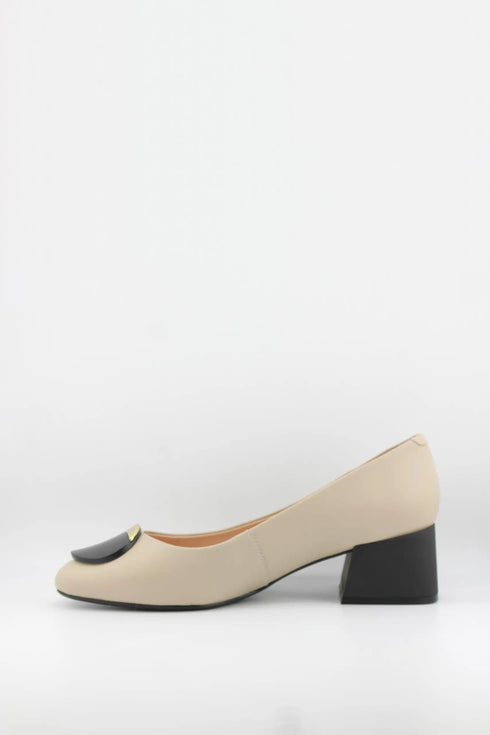 Capelli Rossi Block Heel Leather Loafers